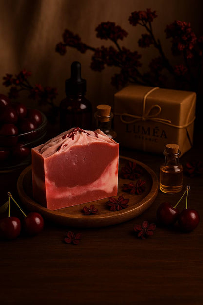 LUMÉA Black Cherry  Handmade Soap | Eco Friendly - 175g